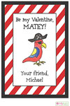 Valentine's Day Exchange Cards by Kelly Hughes Designs (Pirate Parrot)